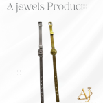 Stainless steel watch style silver and golden bracelets